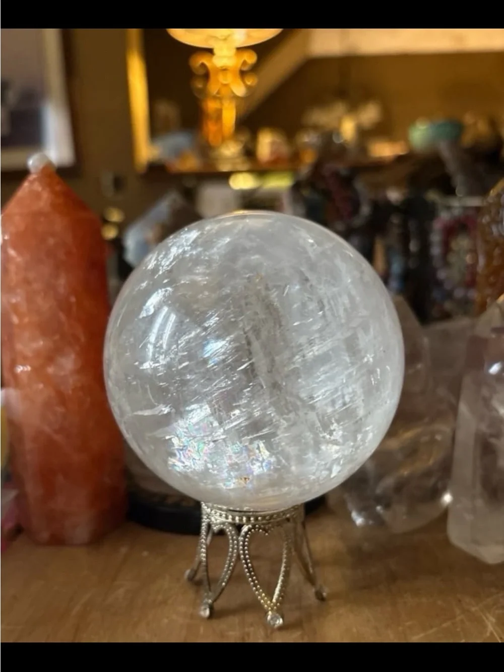 Optical Calcite Sphere over 2lbs HQ